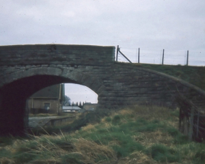 Looking through Tucker Street bridge.